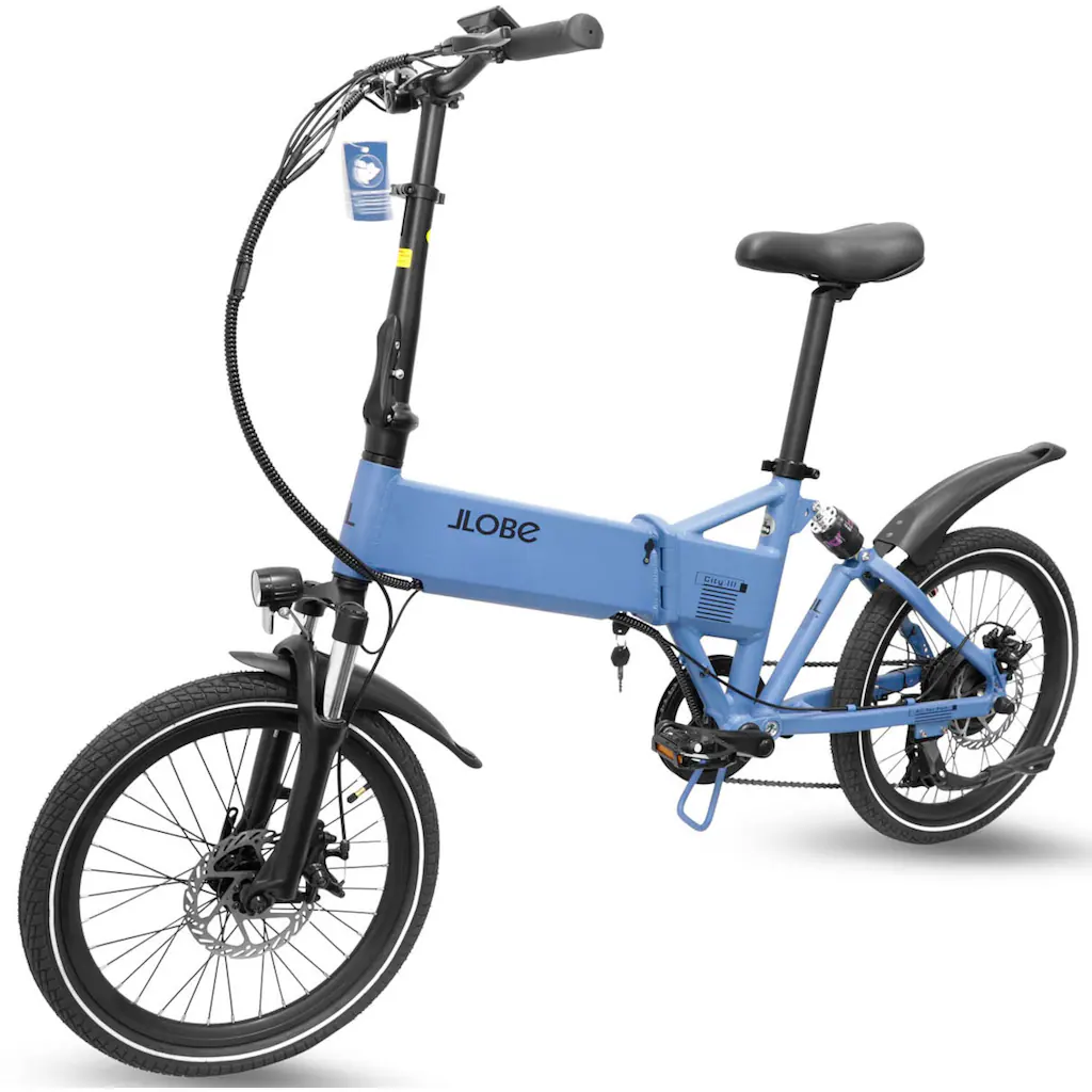 LLobe E-Bike »City III blau 36V / 10 4Ah« 3 Gang Shimano 7-Gang Shimano Kettenschaltung Frontmotor 250 W Pedelec Elektrofahrrad für Damen u. Herren auf Rechnung online bestellen 50% Rabatt mit kostenlosem Versand