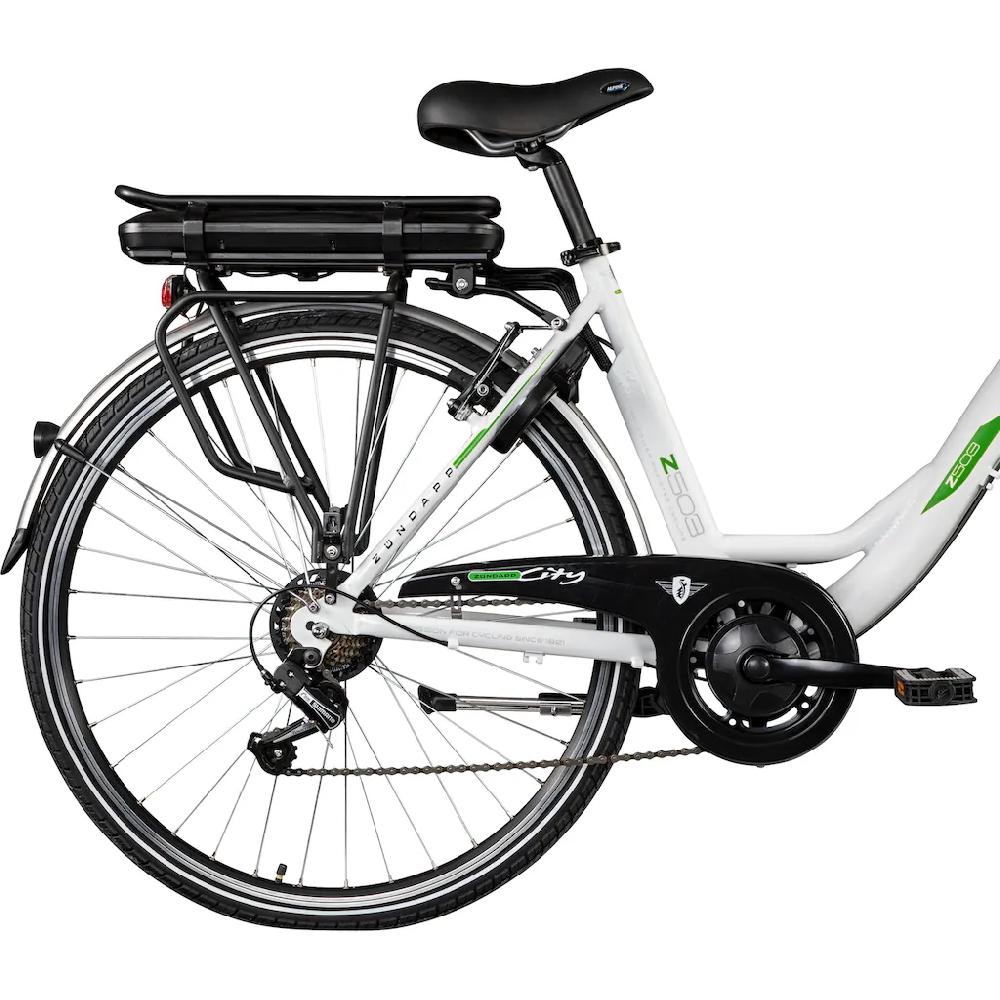 Zündapp E-Bike »Z503« 7 Gang Shimano Tourney RD-TY21 Frontmotor 250 W Pedelec Elektrofahrrad für Damen u. Herren Cityrad Kostenloser Versand international