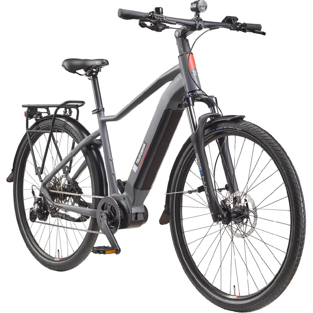 Telefunken E-Bike »SUV700« 10 Gang Shimano Mittelmotor 250 W (29 Zoll Straßenzulassung Scheibenbremsen) Pedelec Elektrofahrrad für Herren u. Damen Trekkingrad Cityrad auf Raten Black Friday Preise
