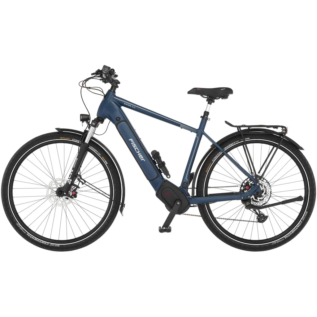 FISCHER Fahrrad E-Bike »VIATOR 8.0I 711 55« 12 Gang SX 11-50 Kettenschaltung (mit Faltschloss) Pedelec Elektrofahrrad für Damen u. Herren Trekkingrad auf Raten Angebote