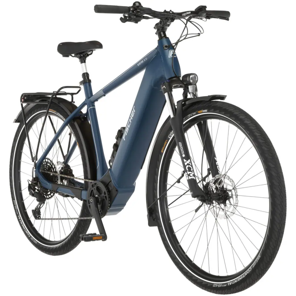 FISCHER Fahrrad E-Bike »VIATOR 8.0I 711 55« 12 Gang SX 11-50 Kettenschaltung (mit Faltschloss) Pedelec Elektrofahrrad für Damen u. Herren Trekkingrad auf Raten Angebote