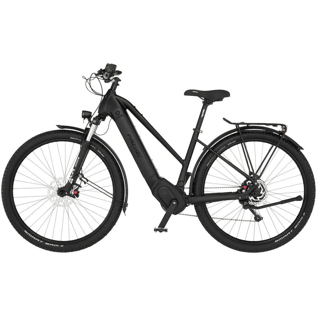 FISCHER Fahrrad E-Bike »TERRA 8.0i 45« 10 Gang Shimano Deore Mittelmotor 250 W (mit Fahrradschloss) Pedelec Elektrofahrrad für Damen u. Herren ATP auf Rechnung online bestellen Günstiger Verkauf