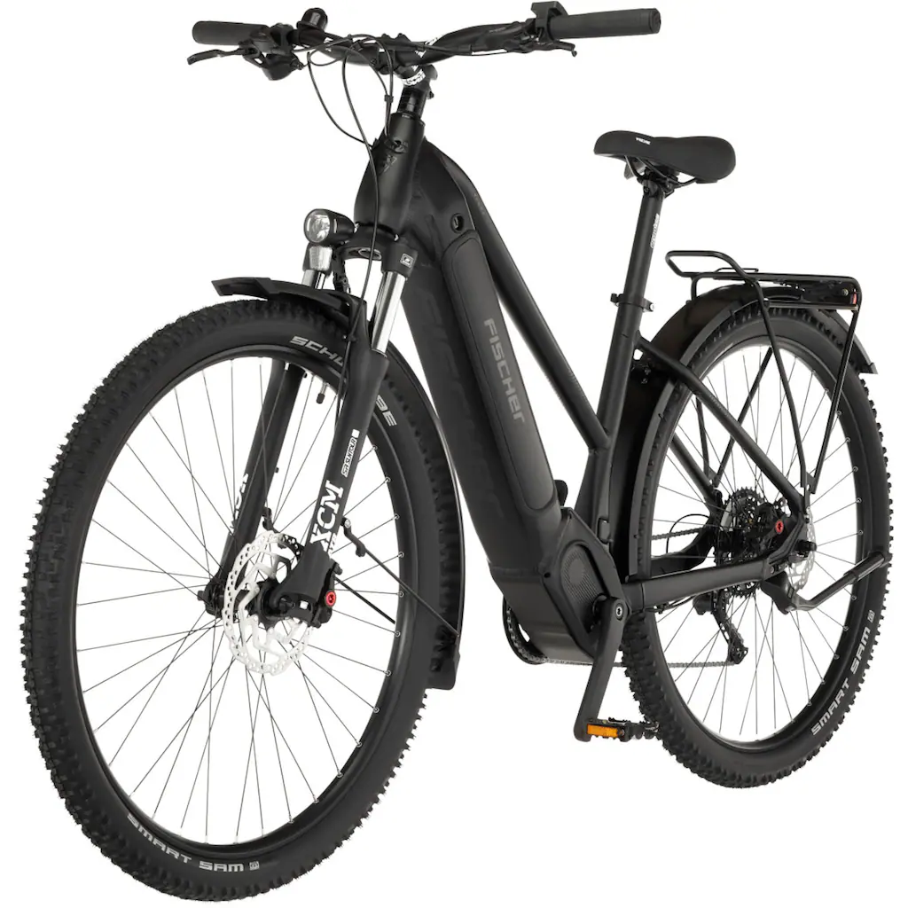 FISCHER Fahrrad E-Bike »TERRA 8.0i 45« 10 Gang Shimano Deore Mittelmotor 250 W (mit Fahrradschloss) Pedelec Elektrofahrrad für Damen u. Herren ATP auf Rechnung online bestellen Günstiger Verkauf