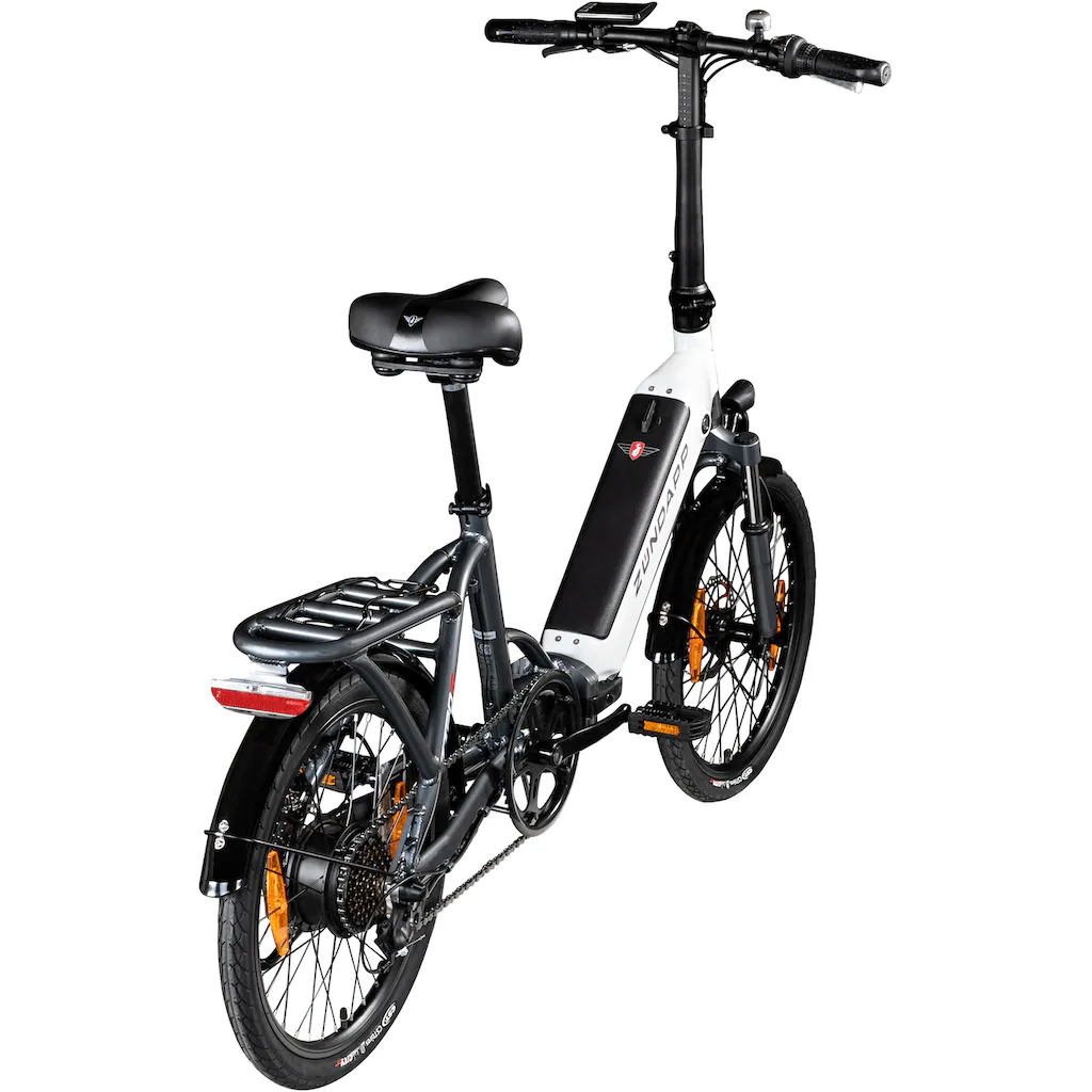 Zündapp E-Bike »ZT20R« 6 Gang Heckmotor 250 W Pedelec Elektrofahrrad für Damen u. Herren Faltrad auf Rechnung online bestellen Meist gekauft