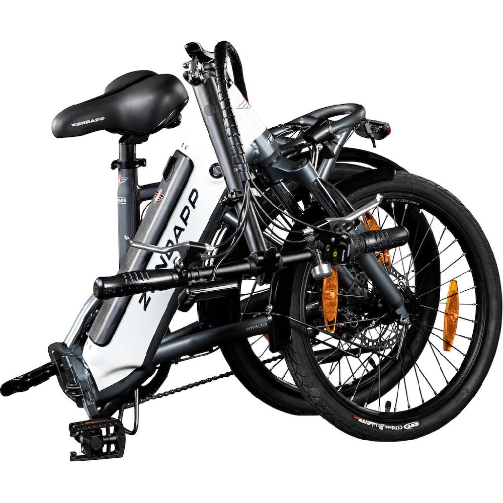 Zündapp E-Bike »ZT20R« 6 Gang Heckmotor 250 W Pedelec Elektrofahrrad für Damen u. Herren Faltrad auf Rechnung online bestellen Meist gekauft