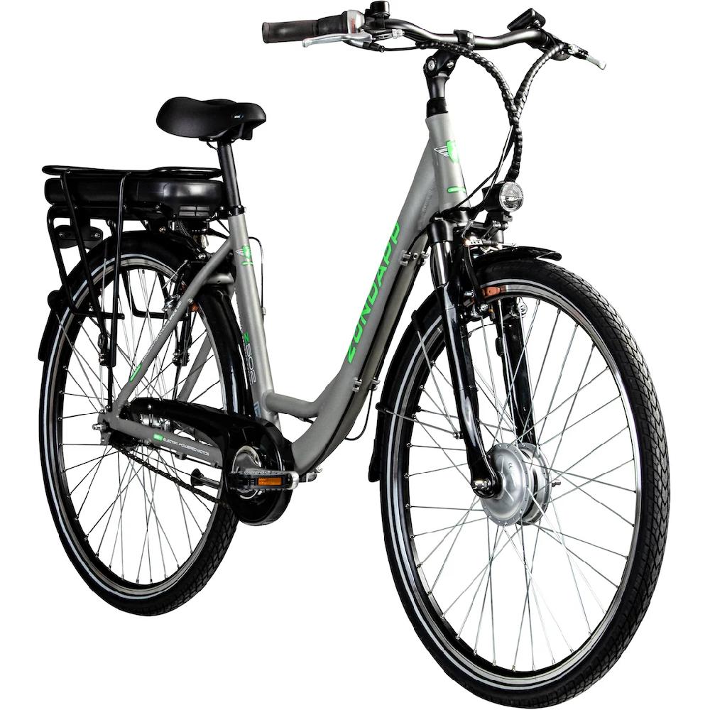 Zündapp E-Bike »Z502« 7 Gang Frontmotor 240 W Pedelec Elektrofahrrad für Damen u. Herren Cityrad auf Raten Günstig kaufen