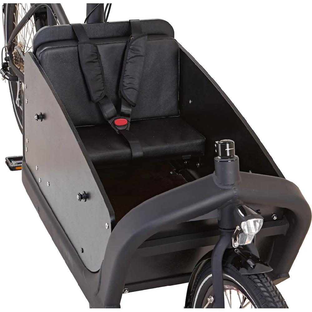 Prophete E-Bike »CARGO Plus 22.ETL.10« 8 Gang Shimano Acero Mittelmotor 250 W Pedelec Elektrofahrrad für Damen u. Herren Lastenrad Versandkostenfrei