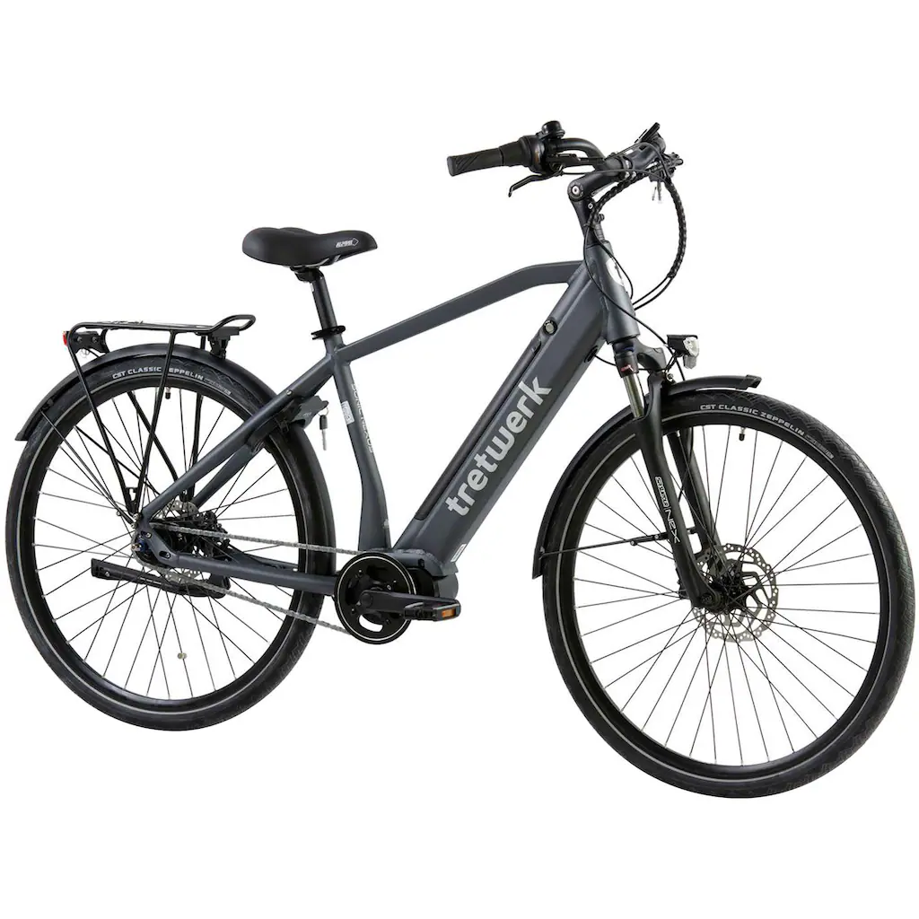 Tretwerk E-Bike »Sonic Nexus« 7 Gang Mittelmotor 250 W Pedelec Elektrofahrrad für Damen u. Herren Trekkingrad auf Rechnung online kaufen