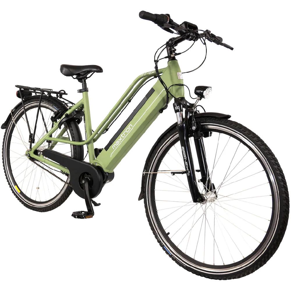 Maxtron E-Bike »MT 12X« 7 Gang Shimano NEXUS Mittelmotor 250 W (mit Ringschloss) Pedelec Elektrofahrrad für Damen u. Herren Trekkingrad auf Rechnung bestellen Black Friday