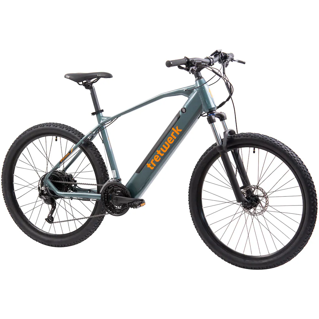 Tretwerk E-Bike »Bolt« Shimano Heckmotor 250 W Pedelec Elektrofahrrad für Damen u. Herren MTB Mountainbike