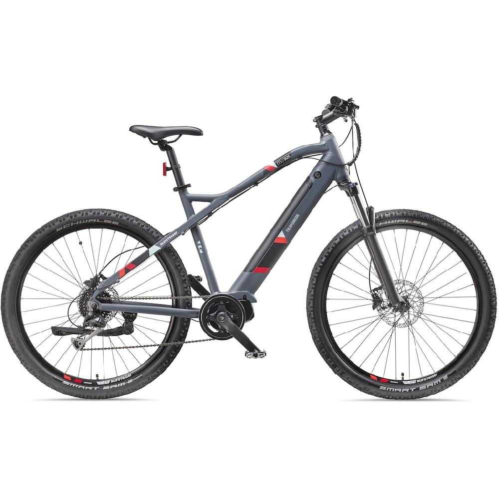 Telefunken E-Bike »Aufsteiger M925« 8 Gang Shimano Acera Mittelmotor 250 W Pedelec Elektrofahrrad für Damen u. Herren MTB Mountainbike Valentinstagsangebot
