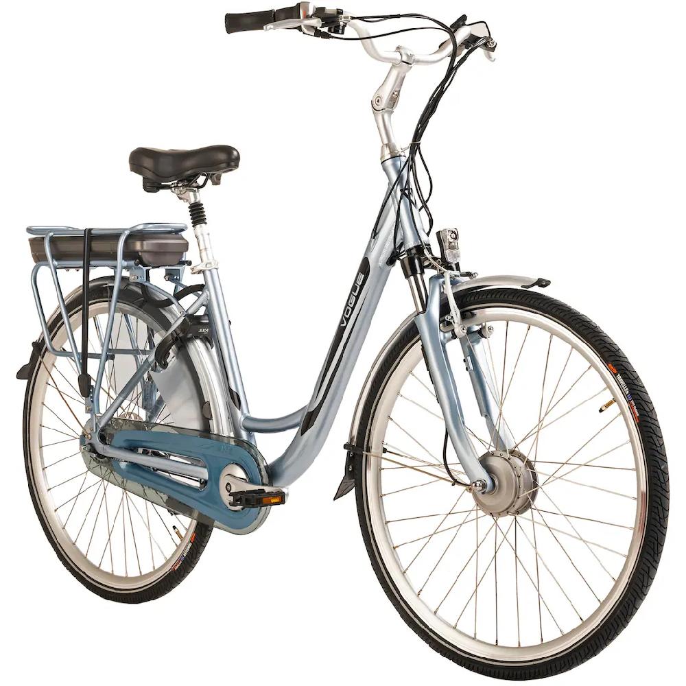 VOGUE BIKE E-Bike »Basic« 7 Gang Shimano Nexus Frontmotor 250 W Pedelec Elektrofahrrad für Damen u. Herren Cityrad Lagerräumung