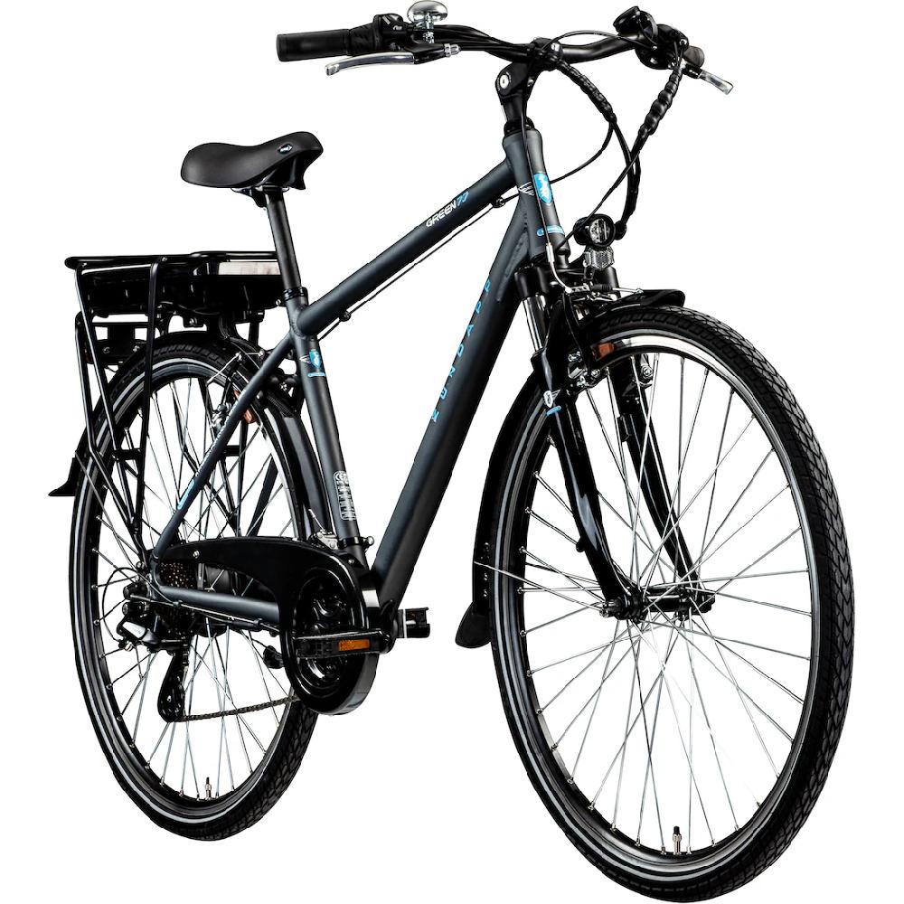 Zündapp E-Bike »Green 7.7 Herren« 21 Gang Shimano Altus Heckmotor 250 W Pedelec Elektrofahrrad für Damen u. Herren Trekkingrad Neueste Mode