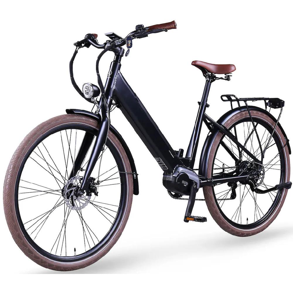 eGO Movement E-Bike »City 25 Julia Wave 45 cm Schwarz 28"« Enviolo Mittelmotor 250 W Pedelec Elektrofahrrad für Damen u. Herren Cityrad Große Rabatte