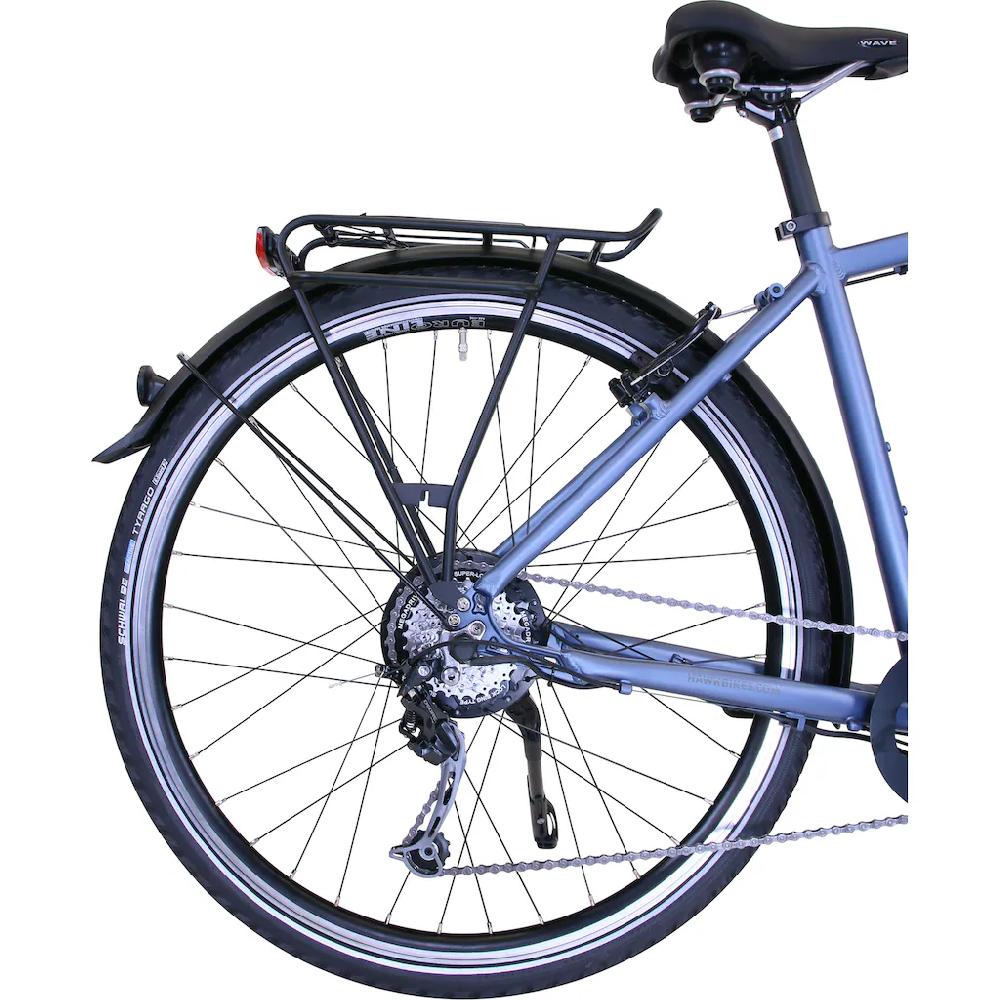 HAWK Bikes E-Bike »eTrekking Gent« 8 Gang microSHIFT Microshift Heckmotor 250 W Pedelec Elektrofahrrad für Herren Trekkingrad Räumungsverkauf