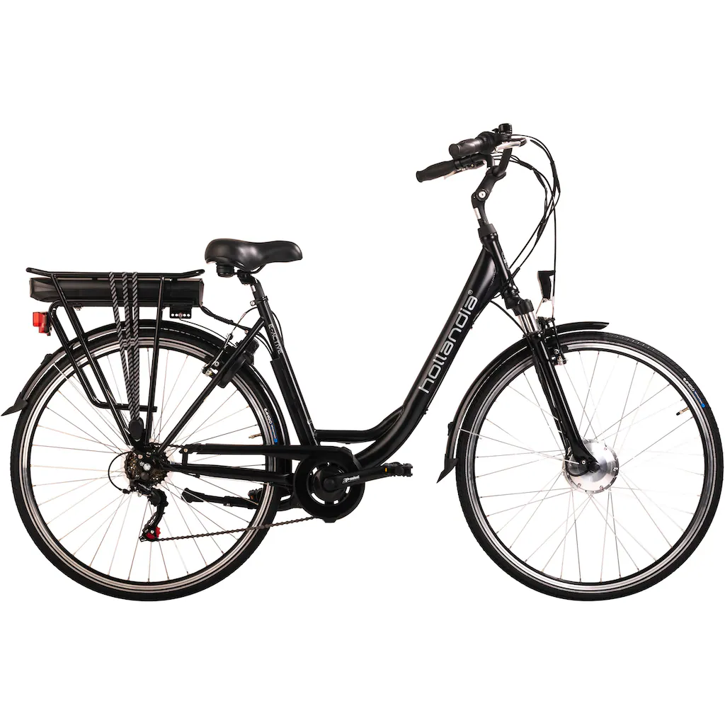 Adore E-Bike »E-Active« 6 Gang Shimano Tourney Frontmotor 250 W Pedelec Elektrofahrrad für Damen u. Herren Cityrad
