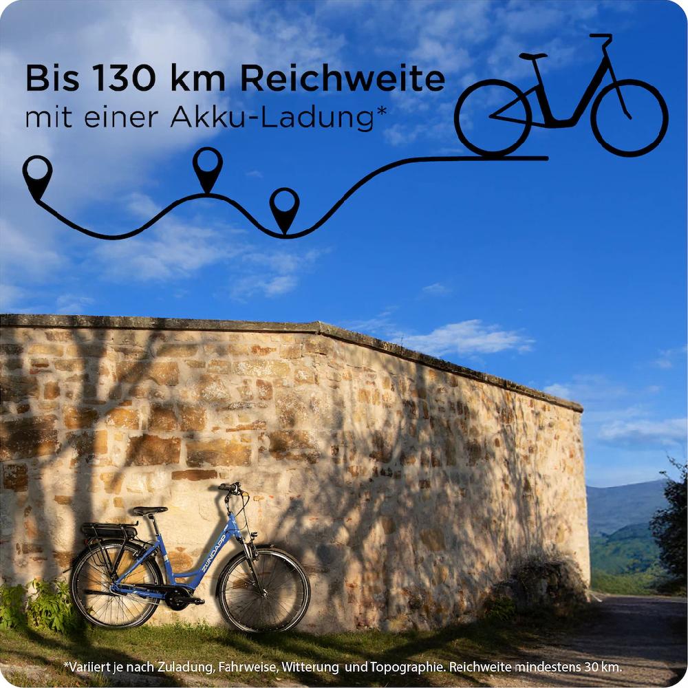 Zündapp E-Bike »X200« 7 Gang Shimano Nexus Mittelmotor 250 W Pedelec Elektrofahrrad für Damen u. Herren Cityrad Riesige Ersparnisse