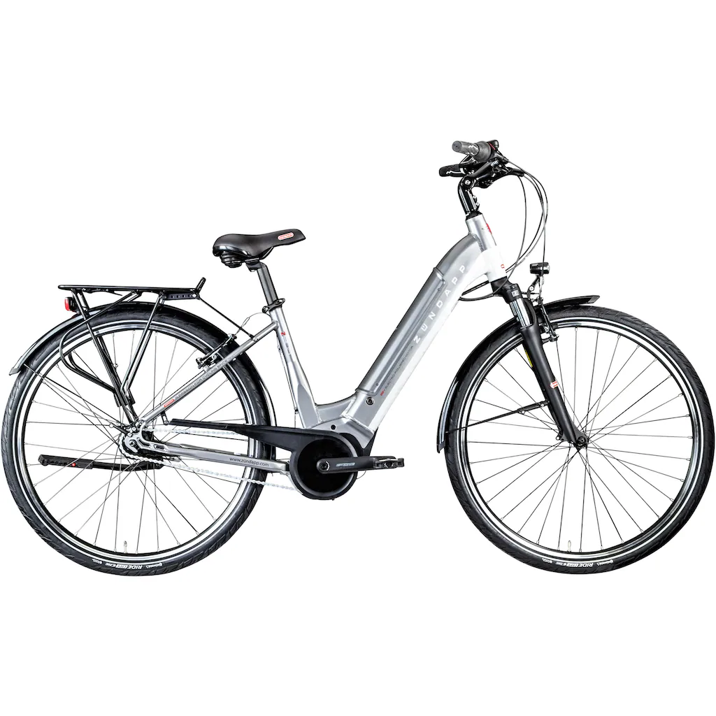 Zündapp E-Bike »Z905« 7 Gang Nexus Mittelmotor 250 W Pedelec Elektrofahrrad für Damen u. Herren Cityrad auf Raten