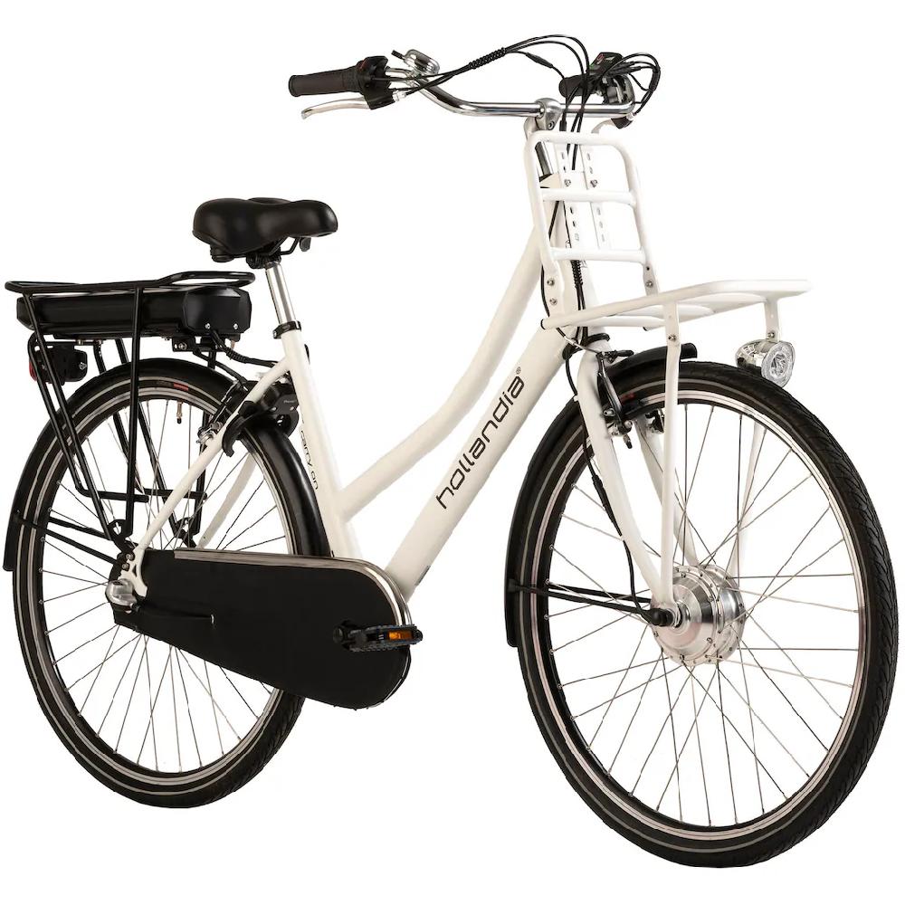 Hollandia E-Bike »Carry On« 3 Gang Shimano Nexus Frontmotor 250 W Pedelec Elektrofahrrad für Damen u. Herren Cityrad auf Rechnung Wochenangebot