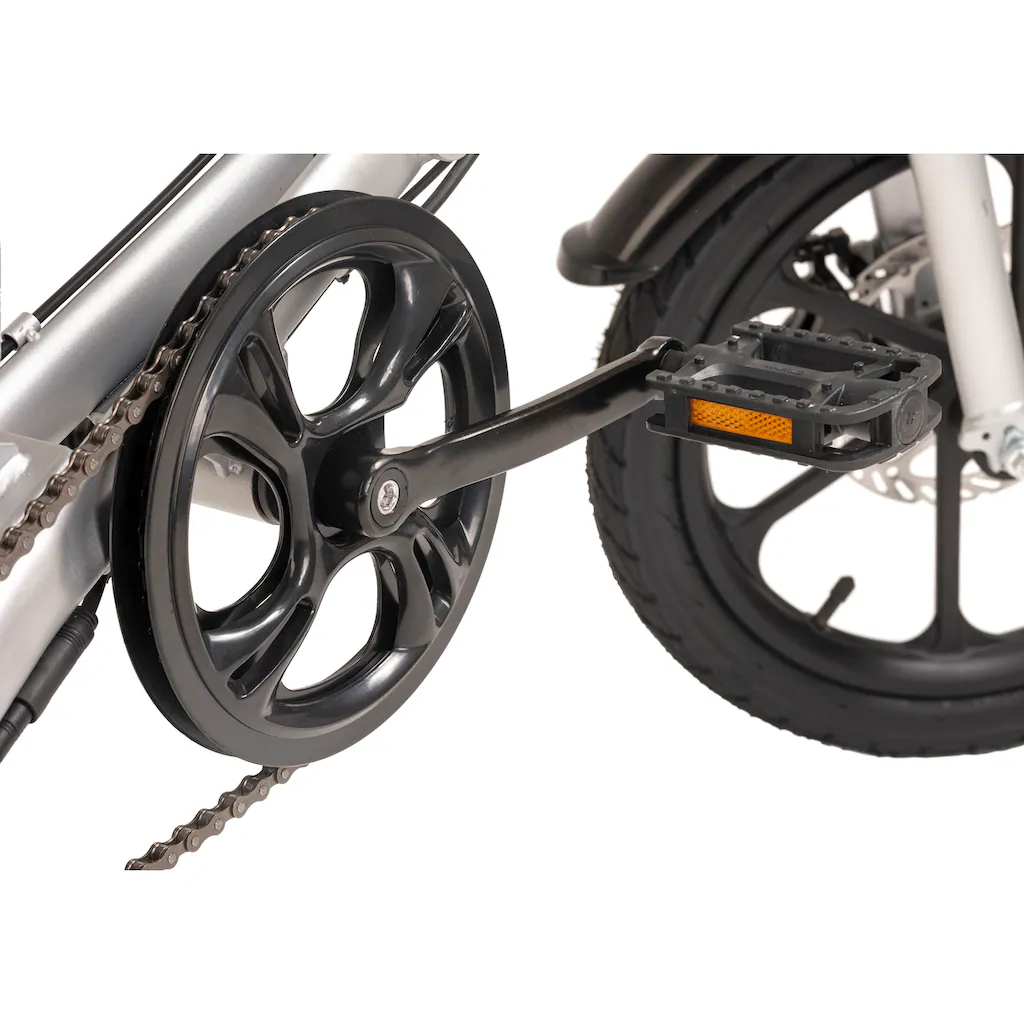 skyjet E-Bike »1S« 1 Gang Heckmotor 250 W Pedelec Elektrofahrrad für Damen u. Herren Klapprad auf Raten Letzte 2 Tage