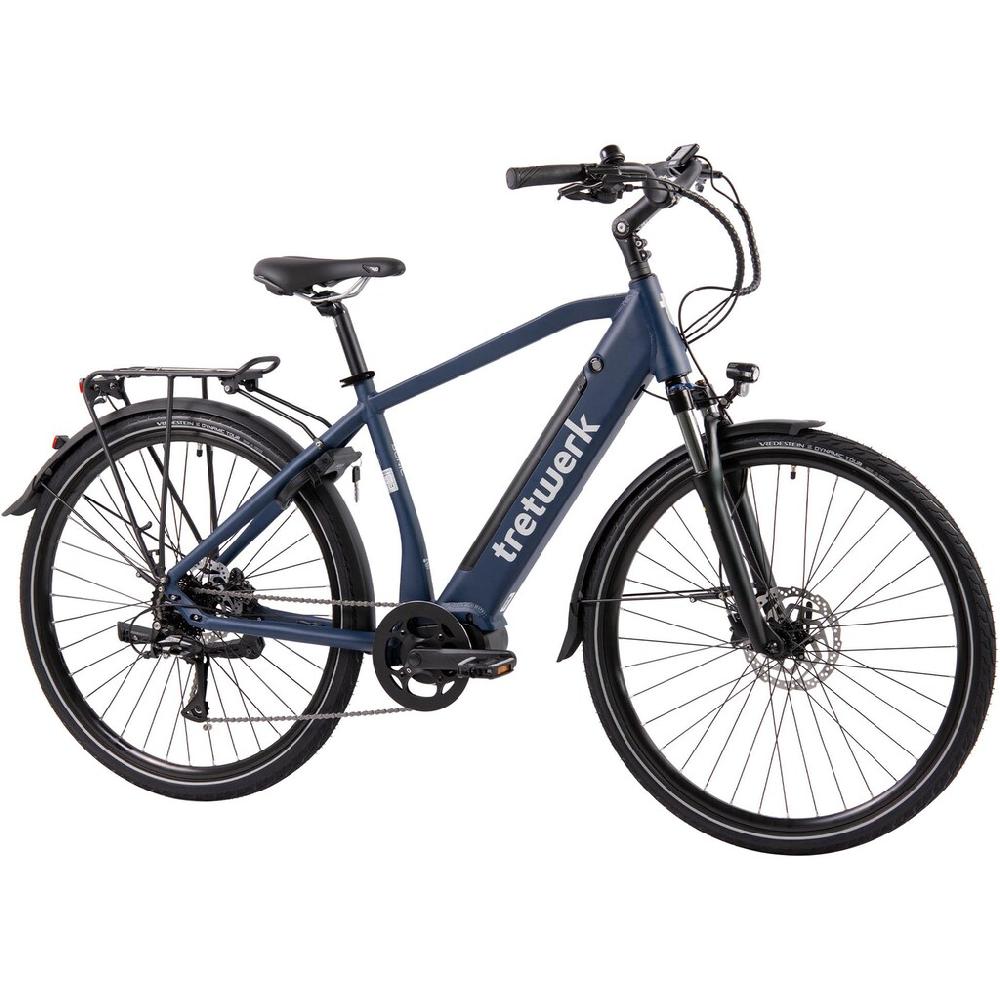 Tretwerk E-Bike »Sonic« 8 Gang Shimano Acera M3020 SGS Mittelmotor 250 W Pedelec Elektrofahrrad für Damen u. Herren Trekkingrad auf Rechnung