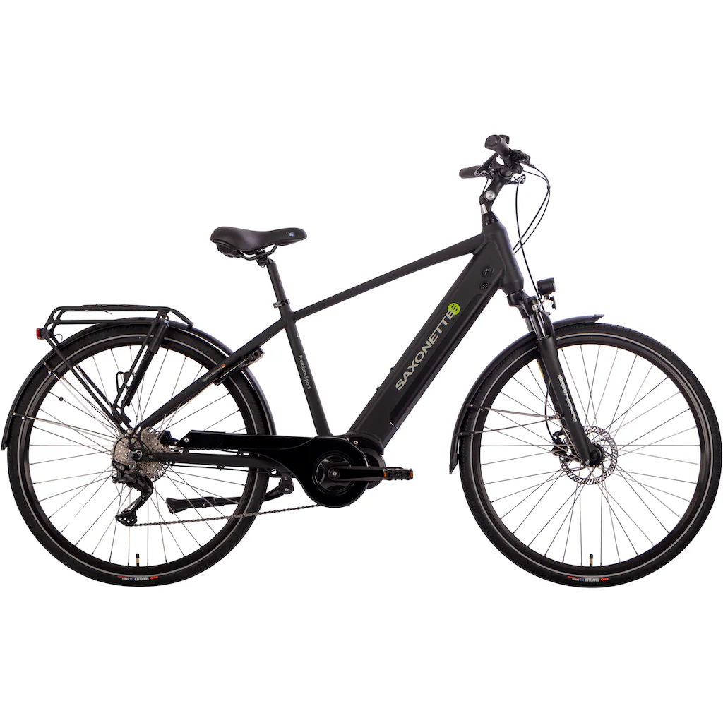 SAXONETTE E-Bike »Premium Sport (Diamant)« 10 Gang Mittelmotor 250 W Pedelec Elektrofahrrad für Herren Trekkingrad auf Rechnung online bestellen