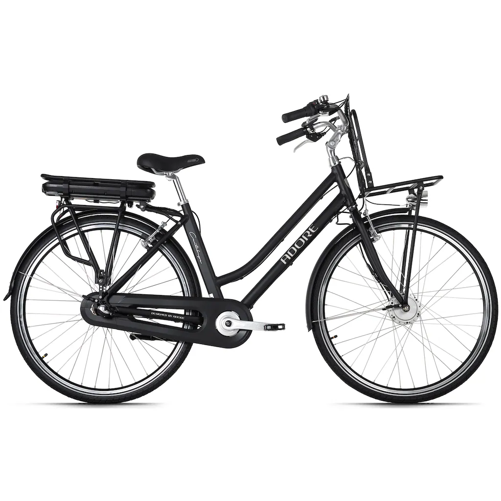 Adore E-Bike »Cantaloupe« 3 Gang Shimano Nexus Frontmotor 250 W Pedelec Elektrofahrrad für Damen u. Herren Cityrad auf Rechnung bestellen