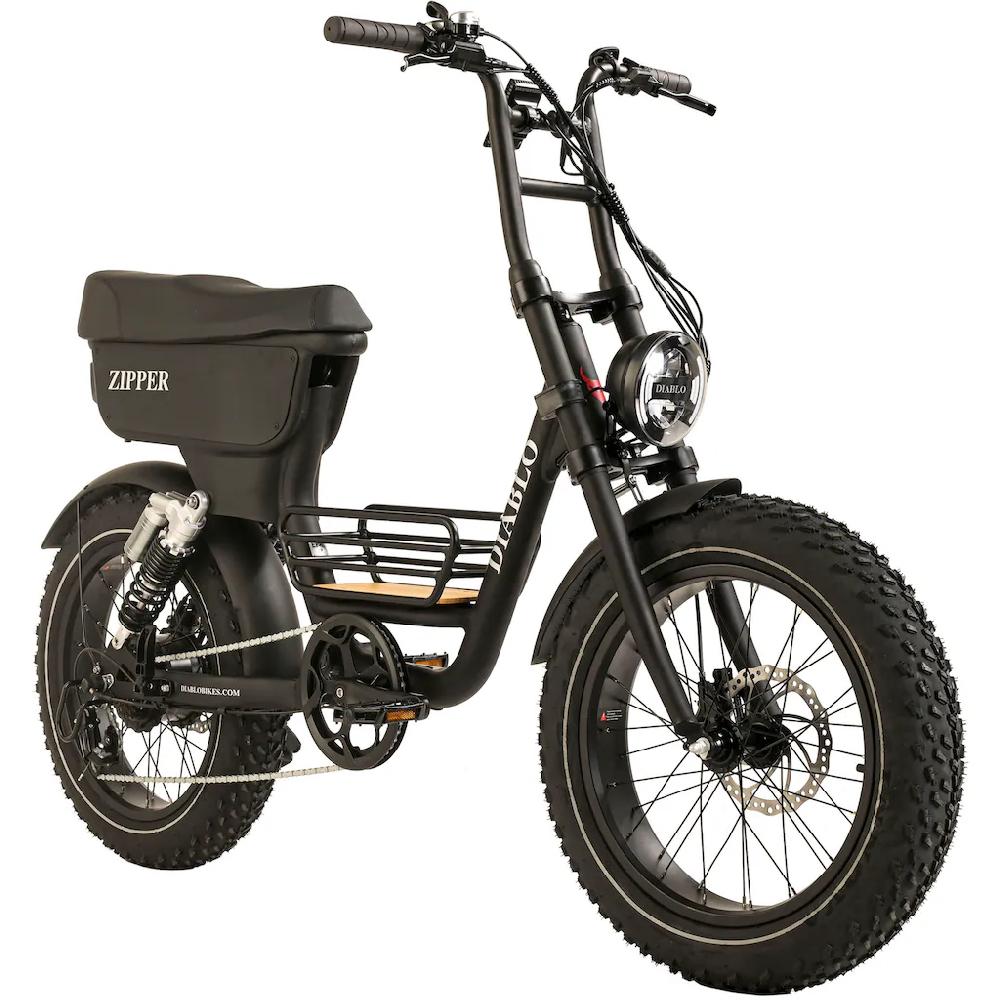 DIABLO BIKES E-Bike »Fat E-Bike 20" Kompakt Bike Zipper RH 50 cm« 7 Gang Shimano Tourney Heckmotor 250 W Pedelec Elektrofahrrad für Damen und Herren auf Rechnung kaufen Discount Store für neue Produkte