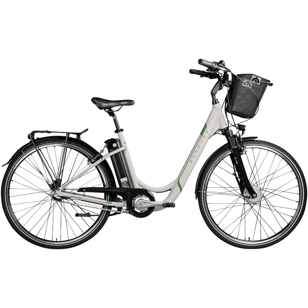 Zündapp E-Bike »Z510« 3 Gang Frontmotor 250 W E Bike 28 Zoll Damenfahrrad ab 155 cm mit 3 Gang Nabenschaltung