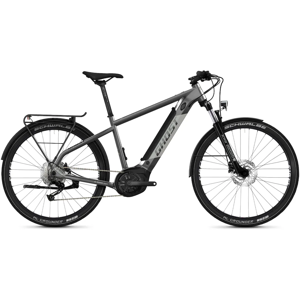 Ghost E-Bike »E-Teru B Essential EQ« 9 Gang Shimano Alivio RD-M3100 Mittelmotor 250 W Pedelec Elektrofahrrad für Damen u. Herren Trekkingrad