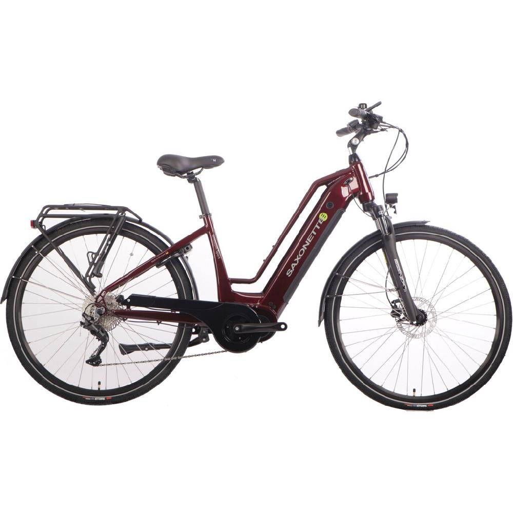 SAXONETTE E-Bike »Quantum Sport« 10 Gang Shimano Mittelmotor 250 W Pedelec Elektrofahrrad für Damen u. Herren Trekkingrad