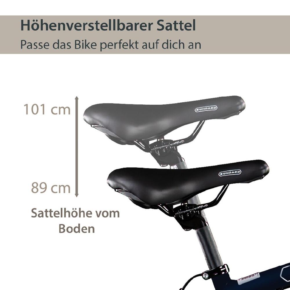 AGON E-Bike »Avesa« 21 Gang Heckmotor 250 W Pedelec Elektrofahrrad für Damen u. Herren Trekkingrad 2025