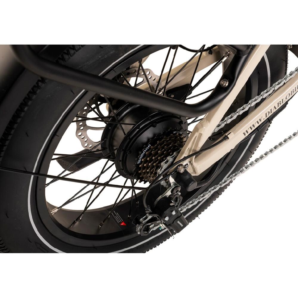 DIABLO BIKES E-Bike »Storm« 7 Gang Shimano Tourney Heckmotor 250 W Pedelec Elektrofahrrad für Damen u. Herren Cityrad auf Rechnung Online