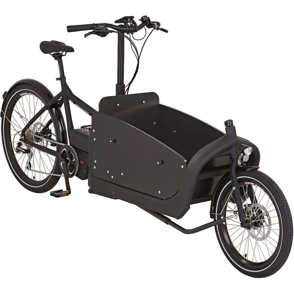 Prophete E-Bike »CARGO 22.ETL.20« 8 Gang Shimano Acera Mittelmotor 250 W Pedelec Elektrofahrrad für Damen u. Herren Lastenrad auf Rechnung bestellen Meist gekauft