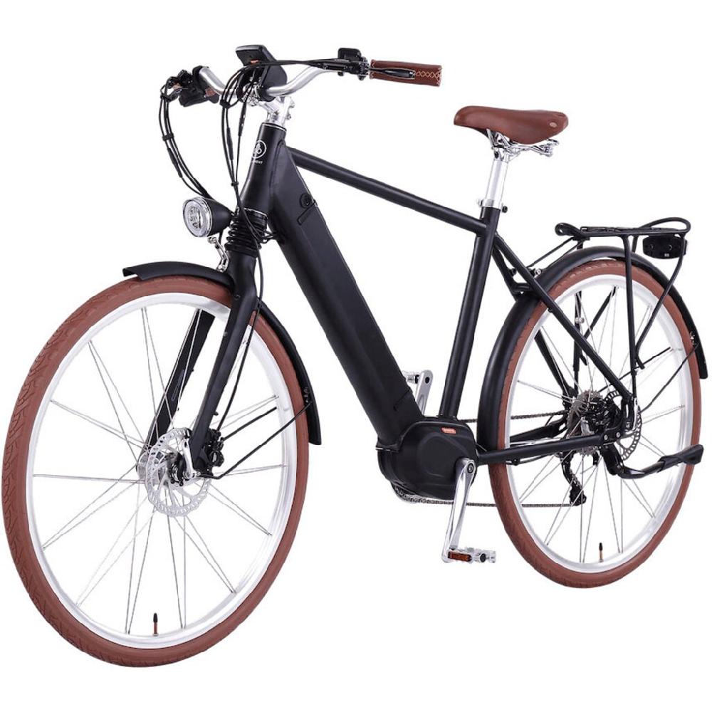 eGO Movement E-Bike »Classic 25 Cäsar Herren 54 cm Schwarz 28"« 10 Gang Shimano Deore Mittelmotor 250 W Pedelec Elektrofahrrad für Damen u. Herren Cityrad Limitierter Zeitrabatt