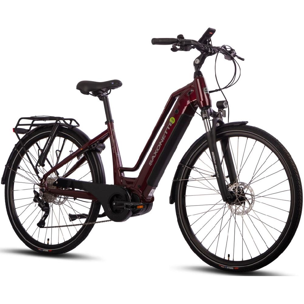 SAXONETTE E-Bike »Quantum Plus« 8 Gang Shimano Nexus Mittelmotor 250 W Pedelec Elektrofahrrad für Damen u. Herren Cityrad auf Rechnung online bestellen Fabrik Onlineshop