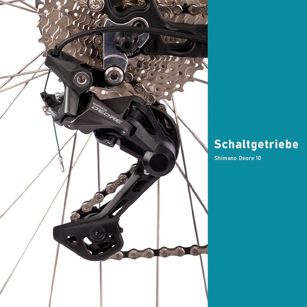 SAXONETTE E-Bike »Premium Sport (Trapez)« 10 Gang Mittelmotor 250 W Pedelec Elektrofahrrad für Damen Trekkingrad auf Raten Sonderangebot