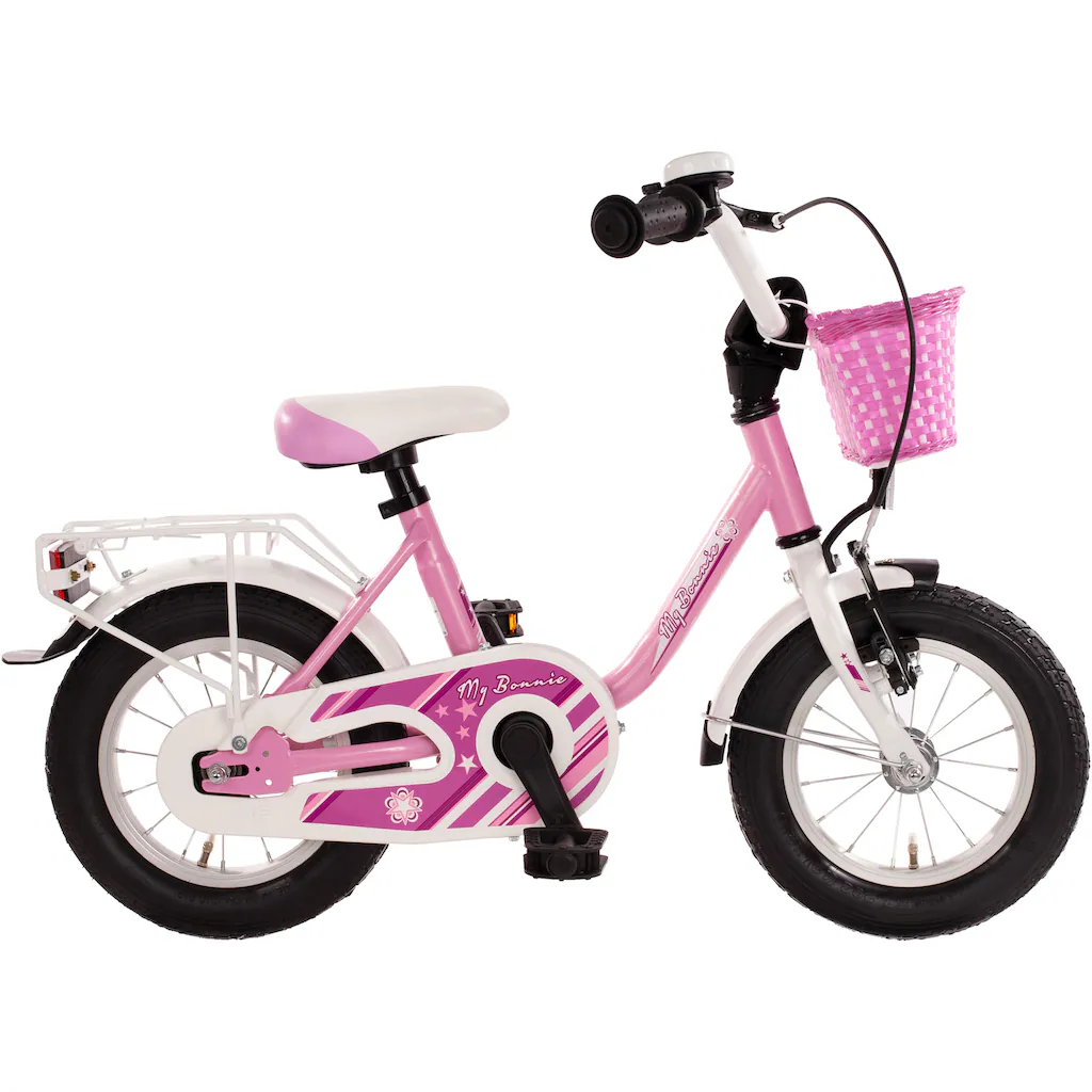 Bachtenkirch Kinderfahrrad »"MY BONNIE" rosa/ weiß« 1 Gang ohne Schaltung