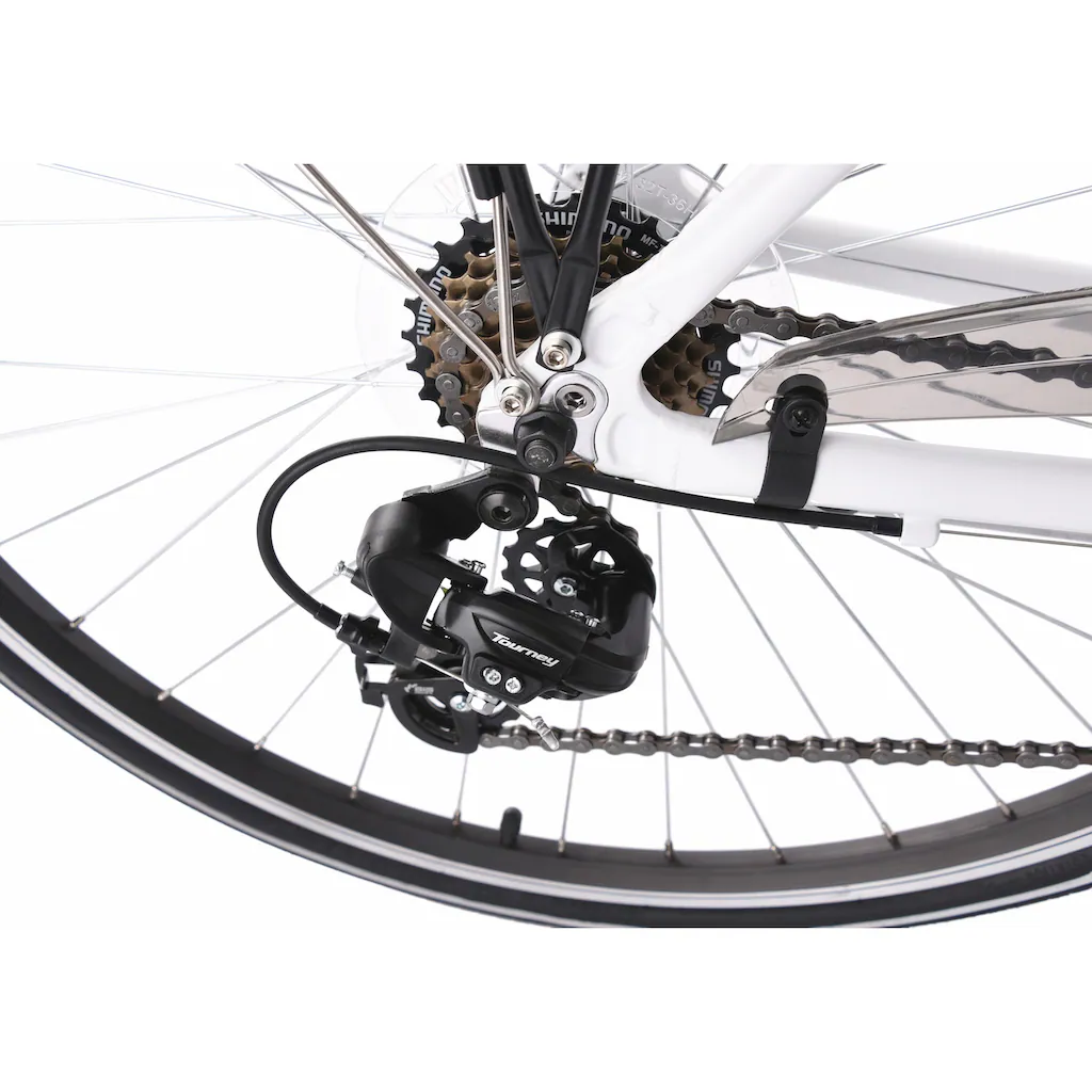 KS Cycling Trekkingrad »Metropolis« 21 Gang Shimano Tourney Schaltwerk Kettenschaltung für Damen Kettenschaltung Cyber Monday