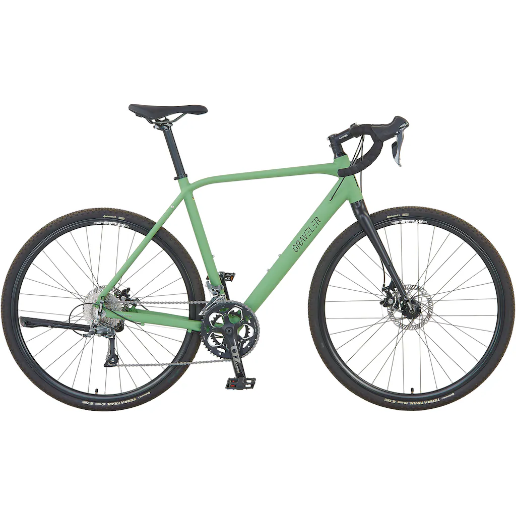 Prophete Gravelbike »Prohete Graveler« 16 Gang Shimano Claris Schaltwerk Kettenschaltung auf Rechnung