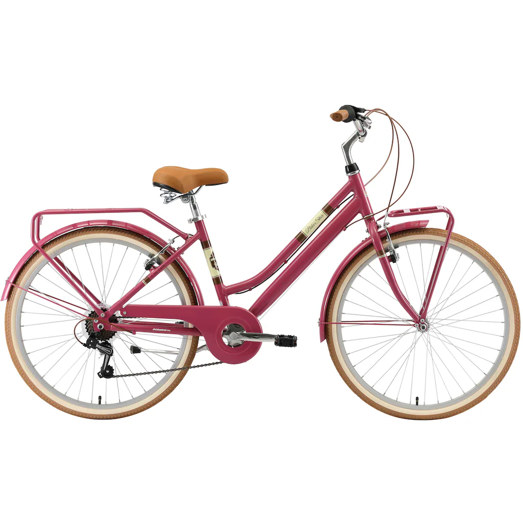 Bikestar Cityrad 7 Gang Shimano RD-TY21 Schaltwerk Kettenschaltung für Damen Kettenschaltung auf Rechnung kaufen Sonderangebote