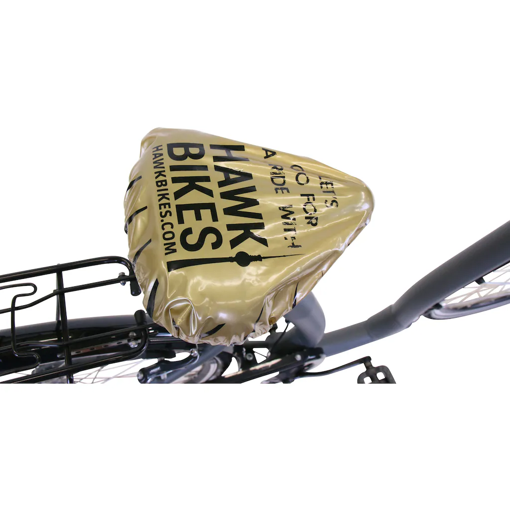 HAWK Bikes Cityrad »City Comfort Deluxe Plus Grey« 7 Gang Shimano Nexus Schaltwerk für Damen und Herren auf Raten Riesige Ersparnisse