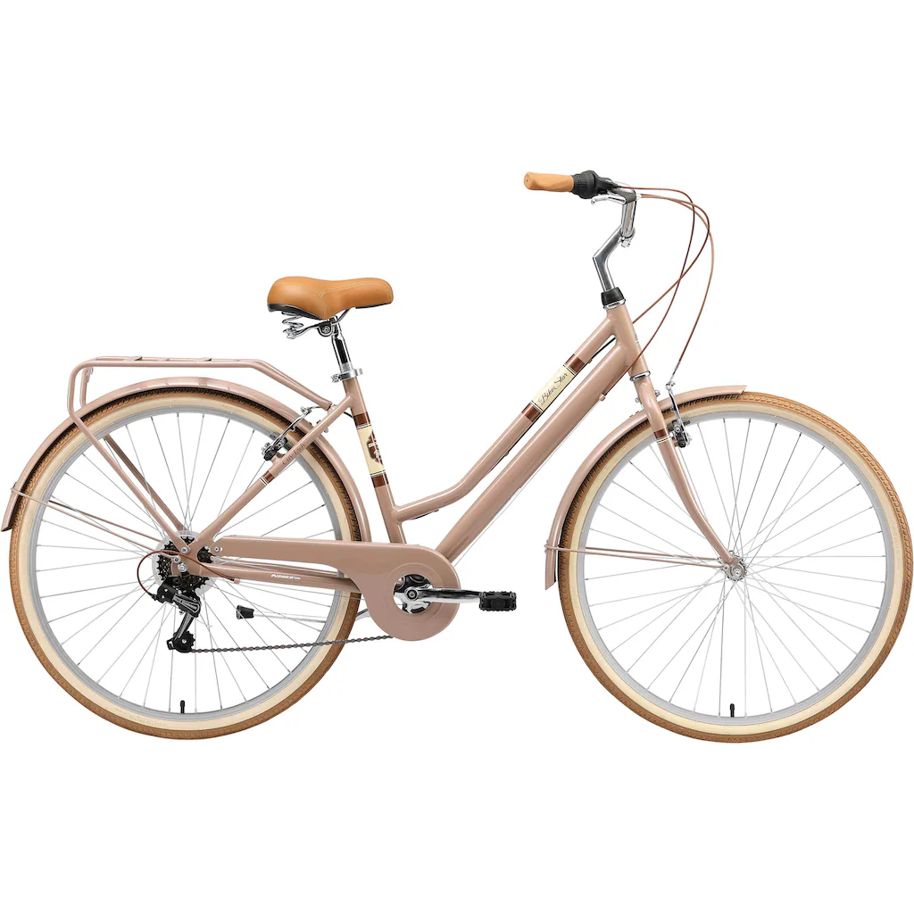 Bikestar Cityrad 7 Gang Shimano RD-TY21 Schaltwerk Kettenschaltung für Damen Kettenschaltung auf Rechnung bestellen