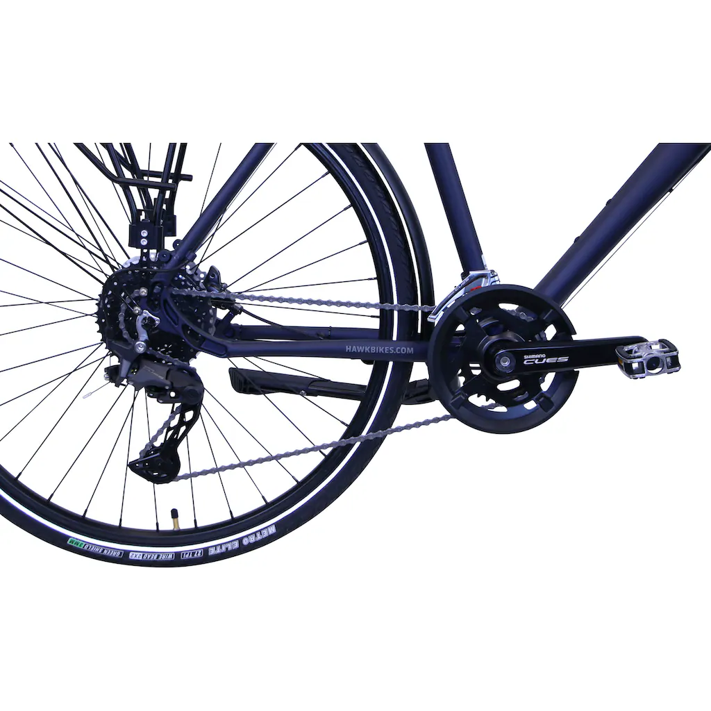 HAWK Bikes Trekkingrad »Trekking Gent Deluxe Plus Ocean Blue« 20 Gang Shimano Shimano CUES Schaltwerk für Herren auf Rechnung online kaufen 50% Rabatt mit kostenlosem Versand