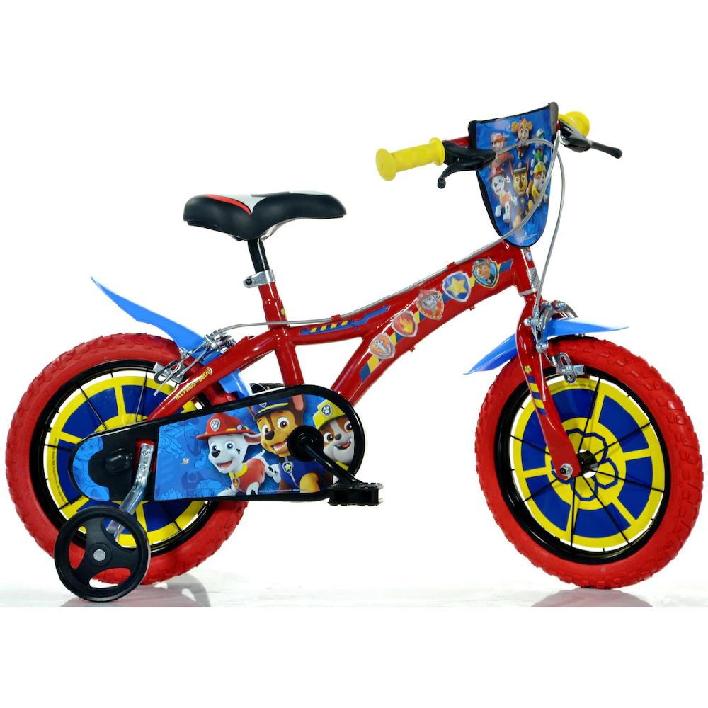 Dino Kinderfahrrad »Paw Patrol 14 Zoll« 1 Gang mit Stützrädern Trinkflasche und Frontschild auf Rechnung online bestellen