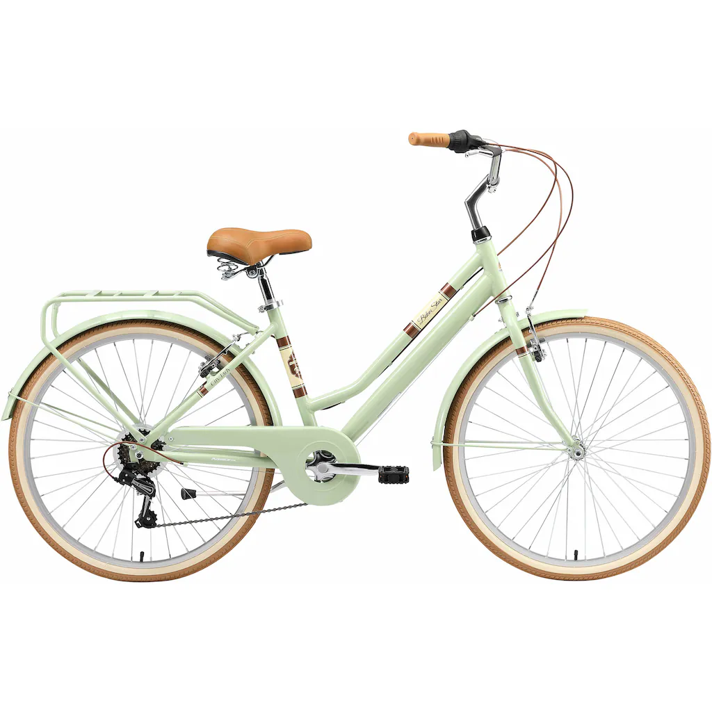 Bikestar Cityrad 7 Gang Shimano RD-TY21 Schaltwerk Kettenschaltung für Damen Kettenschaltung auf Rechnung kaufen