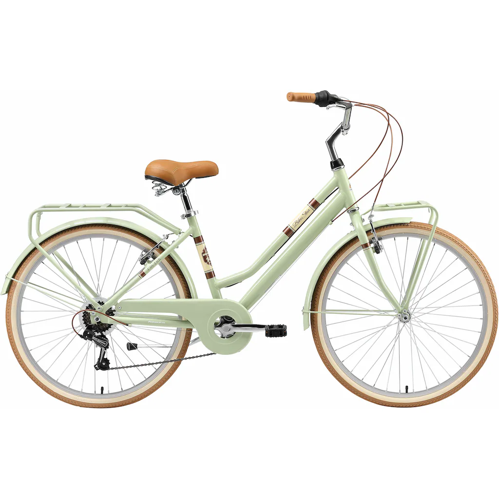 Bikestar Cityrad 7 Gang Shimano RD-TY21 Schaltwerk Kettenschaltung für Damen Kettenschaltung auf Rechnung kaufen 50% Rabatt für begrenzte Zeit