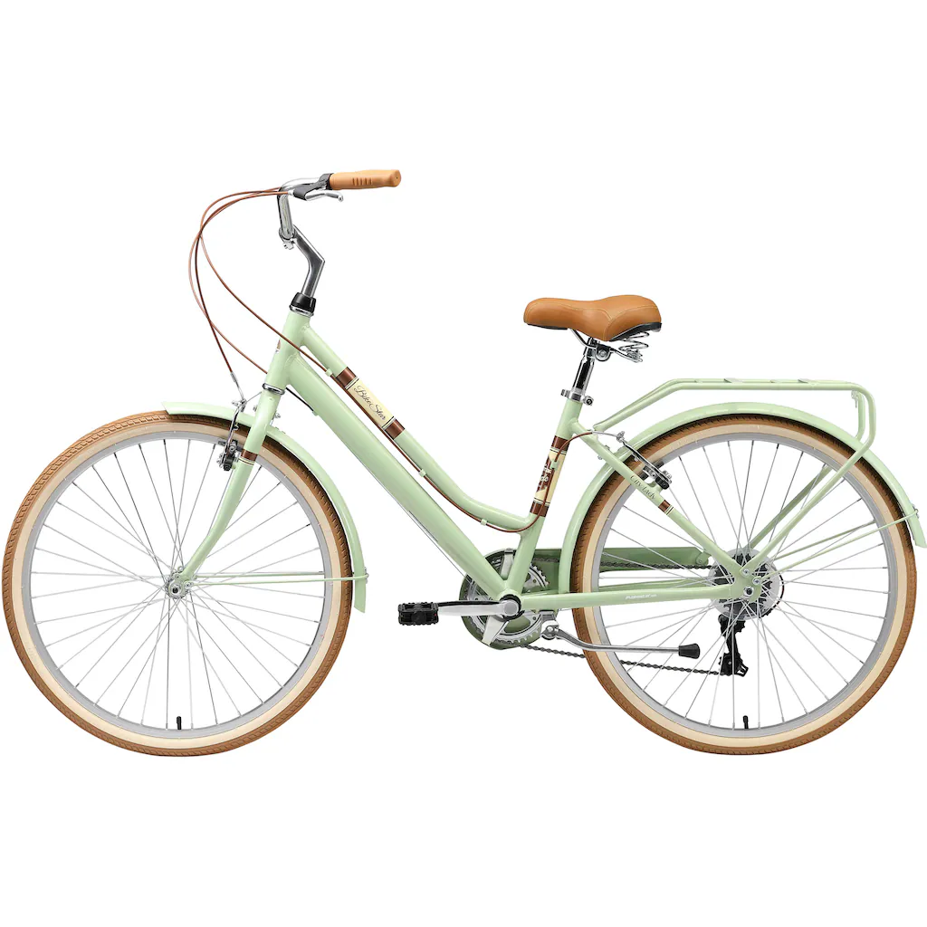 Bikestar Cityrad 7 Gang Shimano RD-TY21 Schaltwerk Kettenschaltung für Damen Kettenschaltung auf Rechnung kaufen 50% Rabatt für begrenzte Zeit
