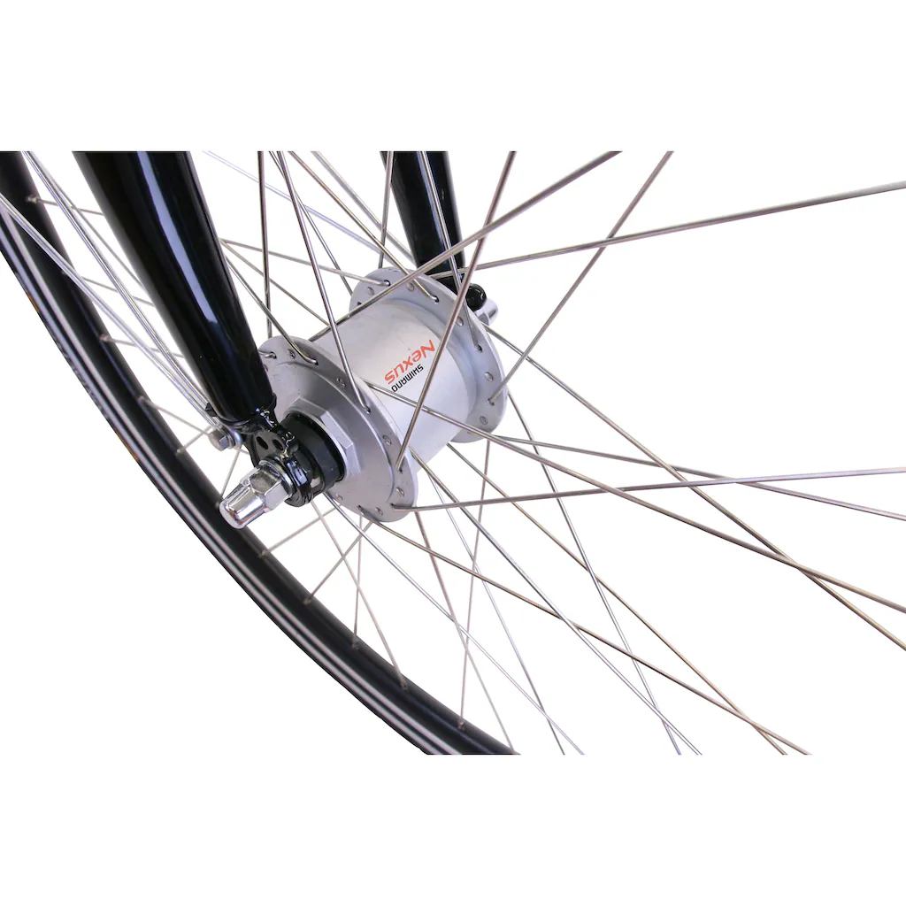 HAWK Bikes Cityrad »City Wave Deluxe Plus White« 7 Gang Shimano Nexus Schaltwerk für Damen und Herren auf Rechnung kaufen Outlet