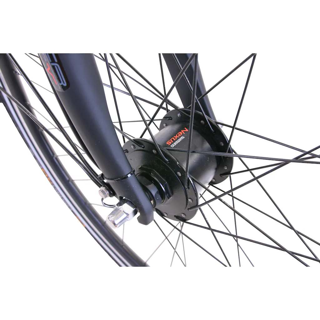 HAWK Bikes Trekkingrad »HAWK Trekking Gent Premium Plus Black« 24 Gang microSHIFT auf Rechnung Meist gekauft
